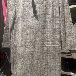 Nicole Miller Black and White Tweed Blazer